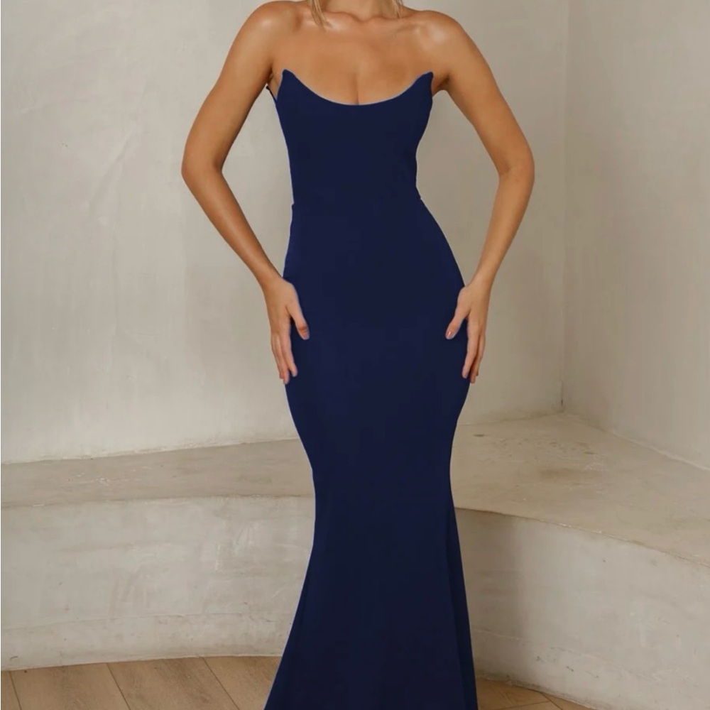 Jaus Celine gown/Prom dress- Navy Blue
